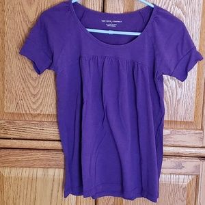 New York & Company Purple S/S XS